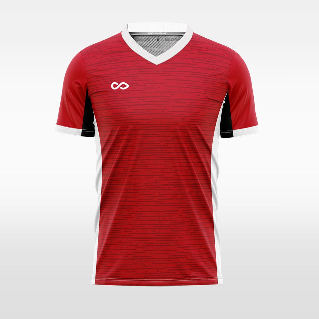 Cikers Sports Dynamic horizontal stripes  - Custom Soccer Jersey for Men Sublimation