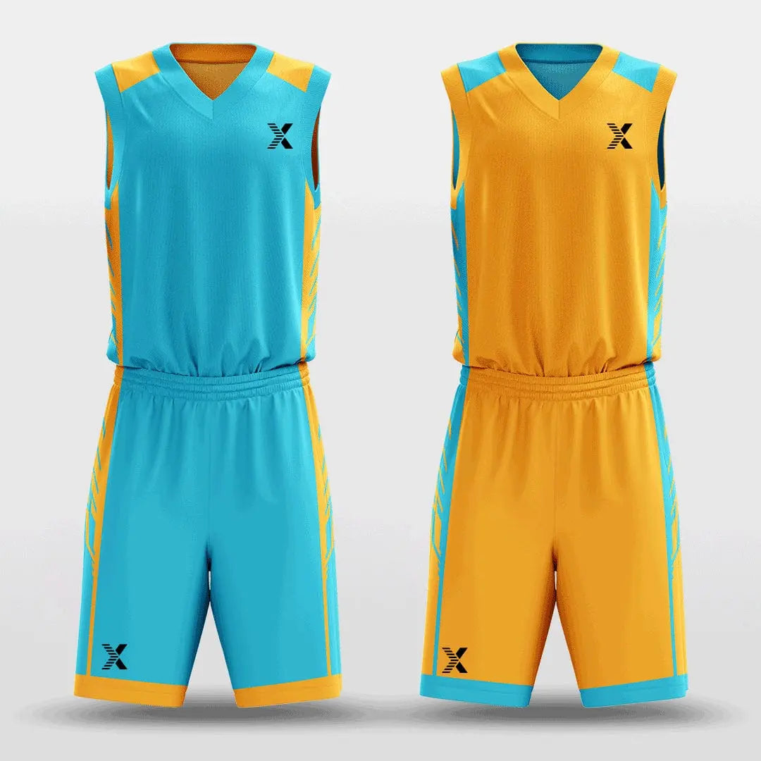 Cikers Sports Field - Customized Reversible Sublimated Basketball Set