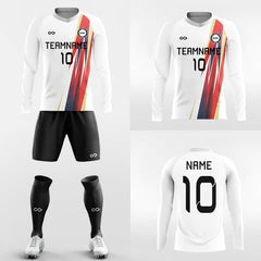 Cikers Sports Flag - Men Custom Soccer Uniforms Long Sleeve