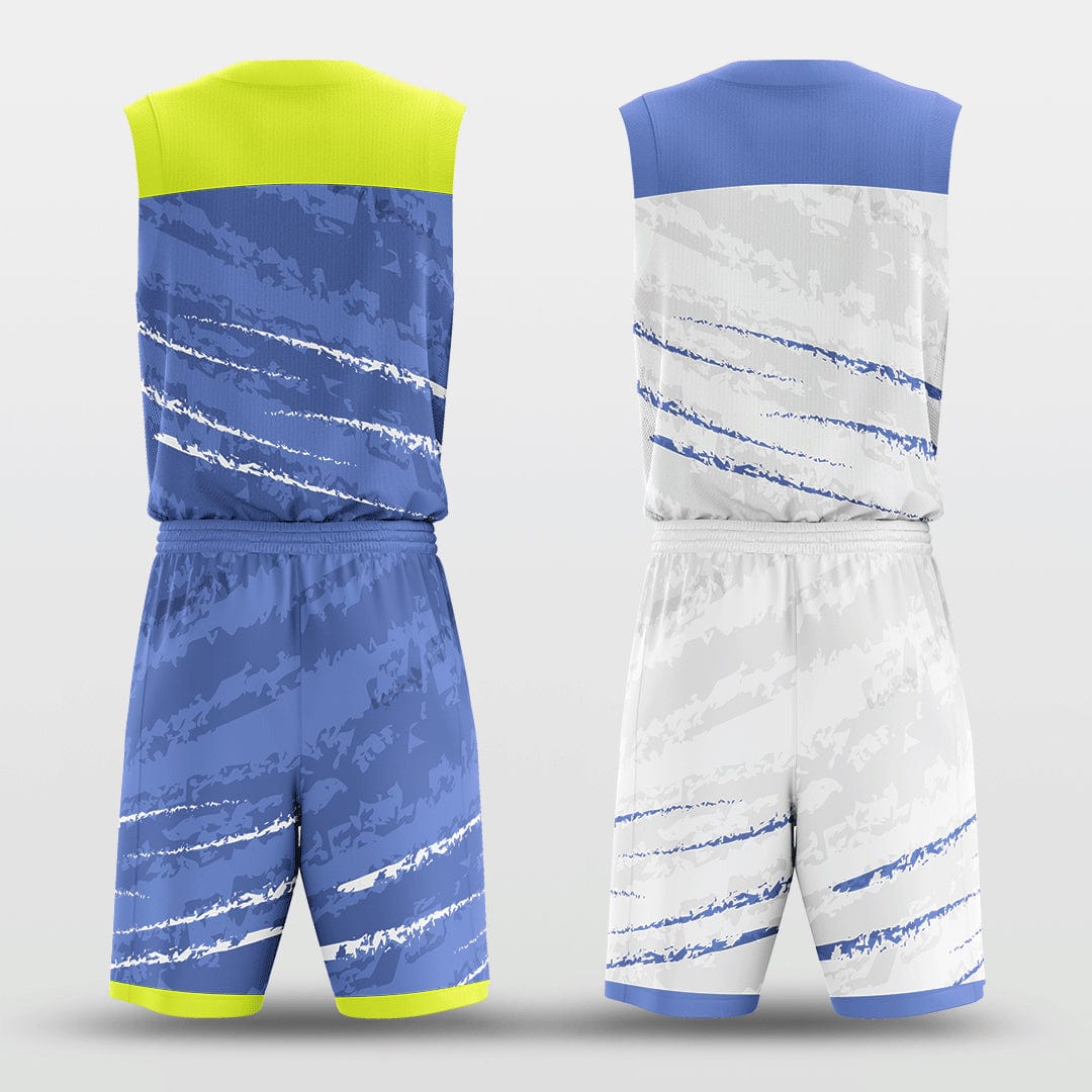 Cikers Sports Floating Cloud - Customized Reversible Sublimated Basketball Set