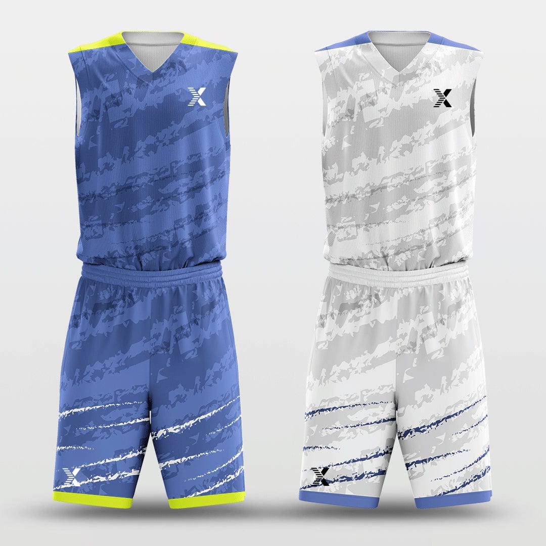 Cikers Sports Floating Cloud - Customized Reversible Sublimated Basketball Set