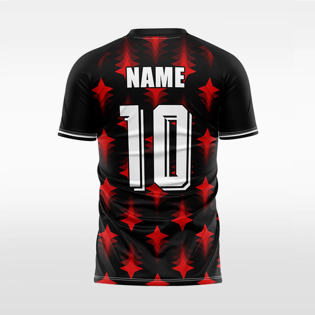 Cikers Sports Four Pointed Star- Custom Design Soccer Jersey for Men Sublimation