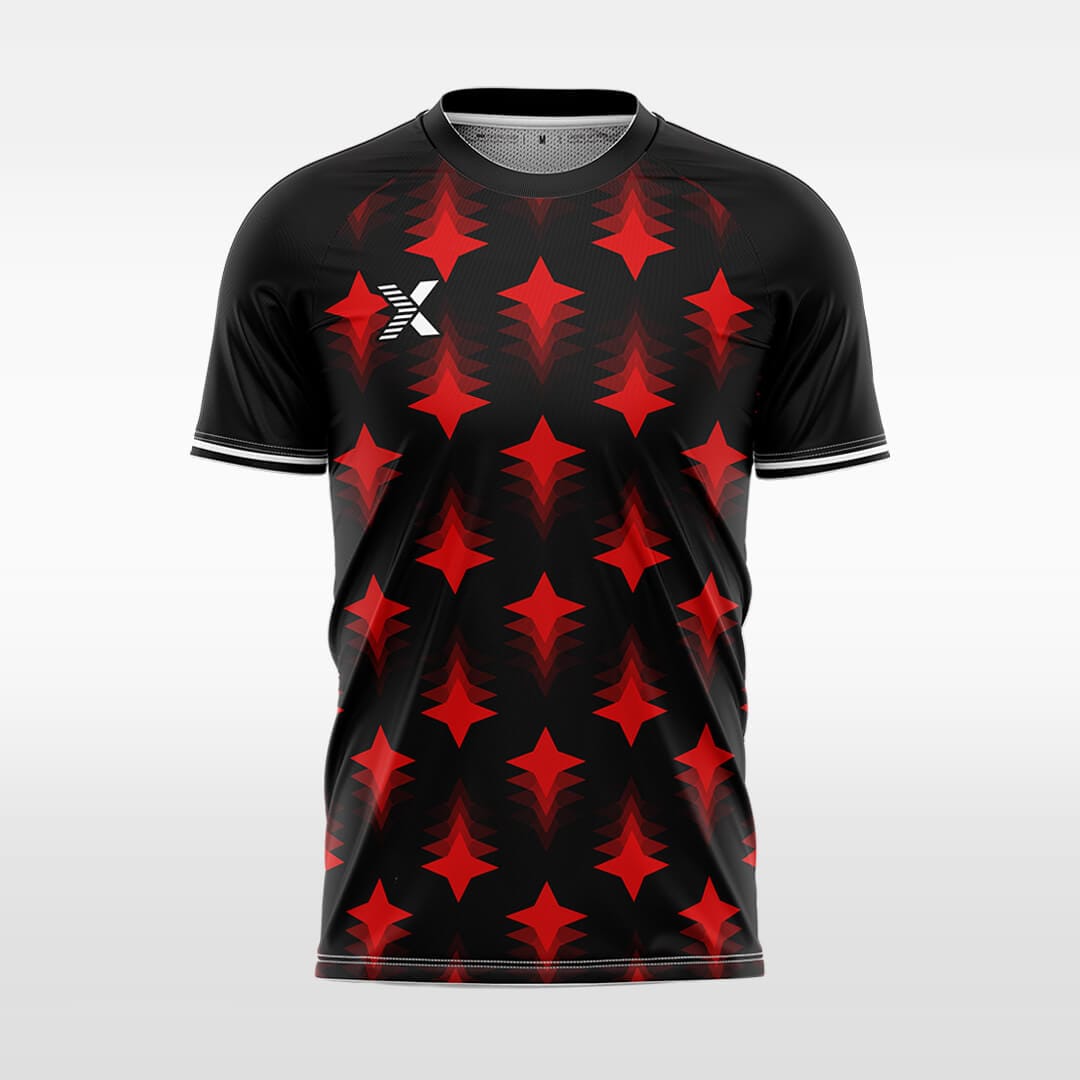 Cikers Sports Four Pointed Star- Custom Design Soccer Jersey for Men Sublimation