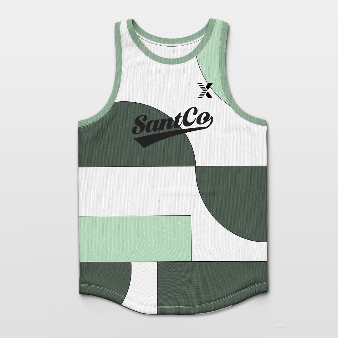 Cikers Sports Geometry - Customized Basketball Jersey Top