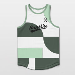 Cikers Sports Geometry - Customized Basketball Jersey Top