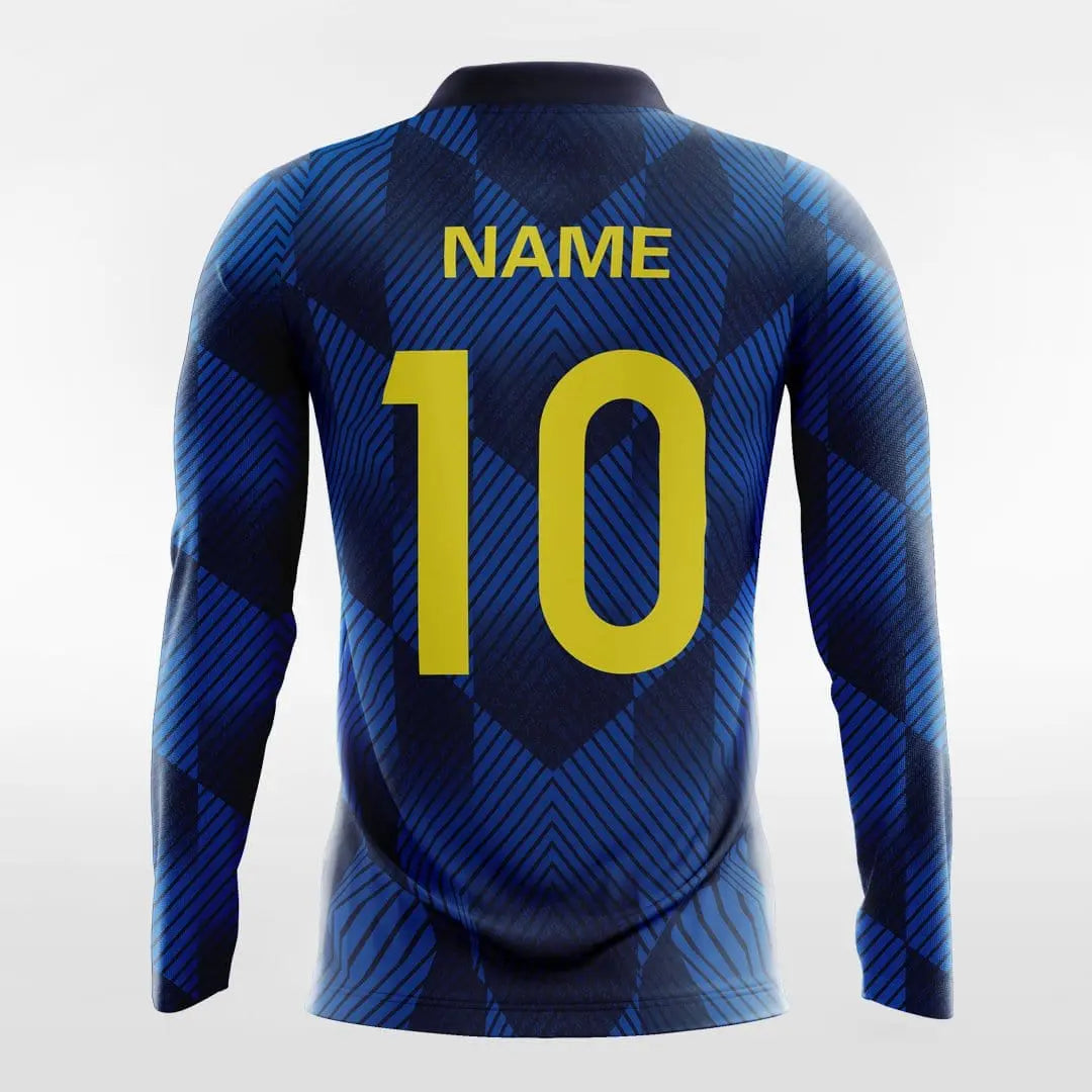 Cikers Sports Graffiti - Customized Men's Sublimated Long Sleeve Soccer Jersey