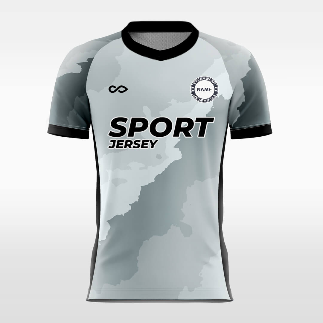 Cikers Sports Gray / S Dust - Custom Soccer Jersey for Men Sublimation FT060306S