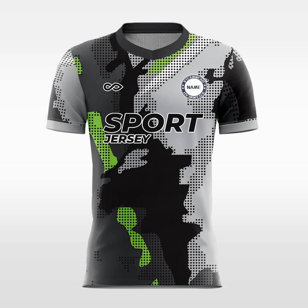 Cikers Sports Gray / S Montage - Custom Soccer Jersey for Men Sublimation FT060116S