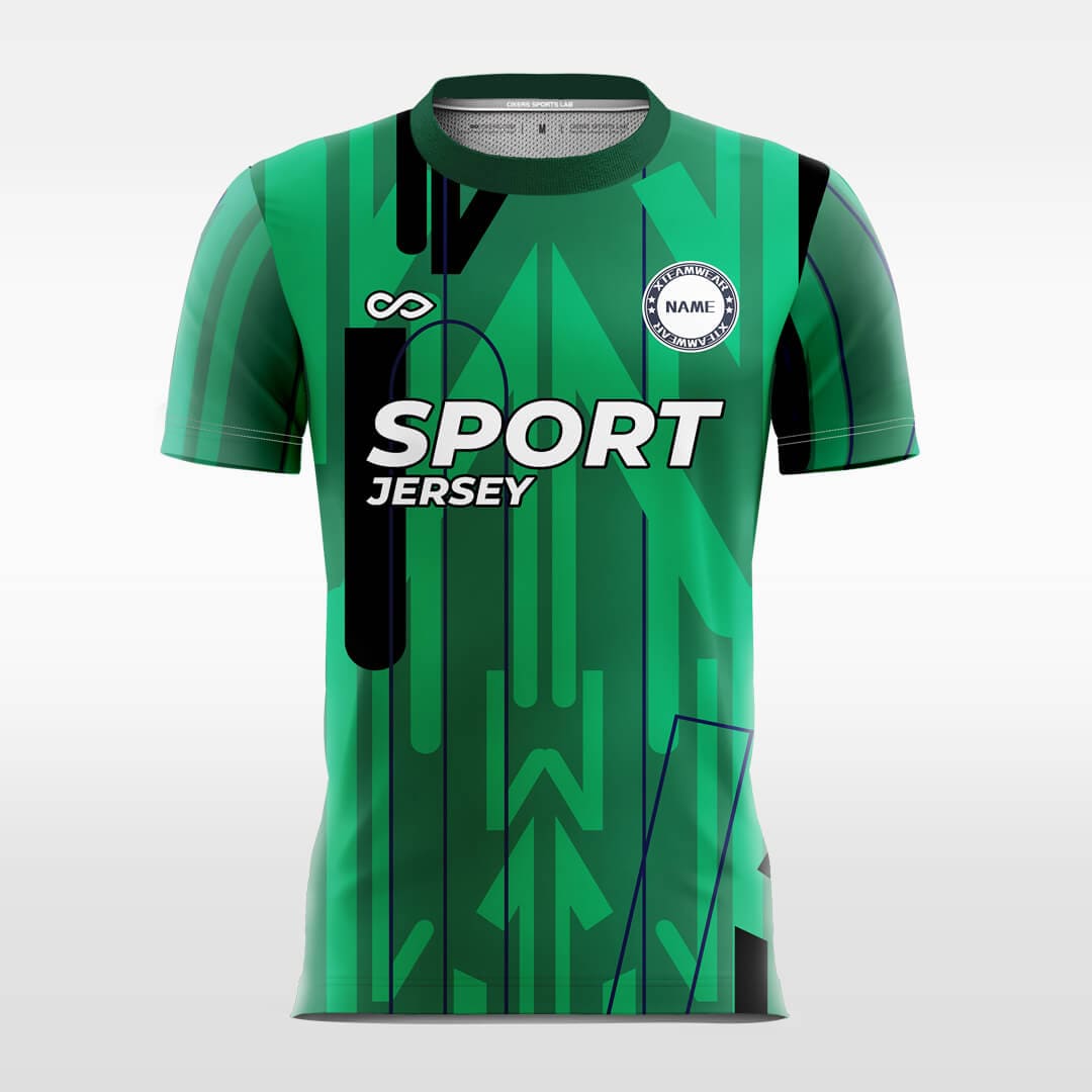 Cikers Sports Green / S Arrow - Custom Soccer Jersey for Men Sublimation FT060201S