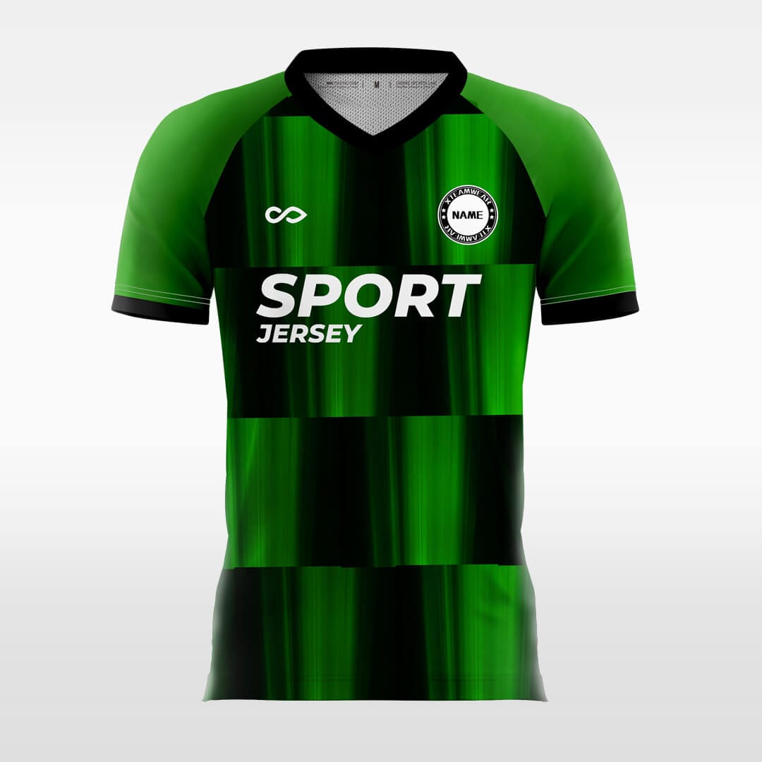 Cikers Sports Green / S Black Hole - Custom Soccer Jersey for Men Sublimation FT060302S