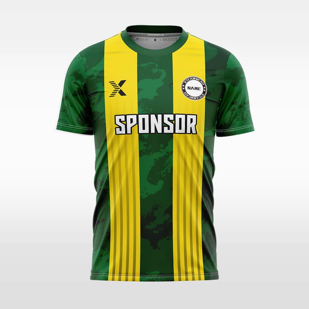 Cikers Sports Green / S Crack - Custom Design Soccer Jersey for Men Sublimation