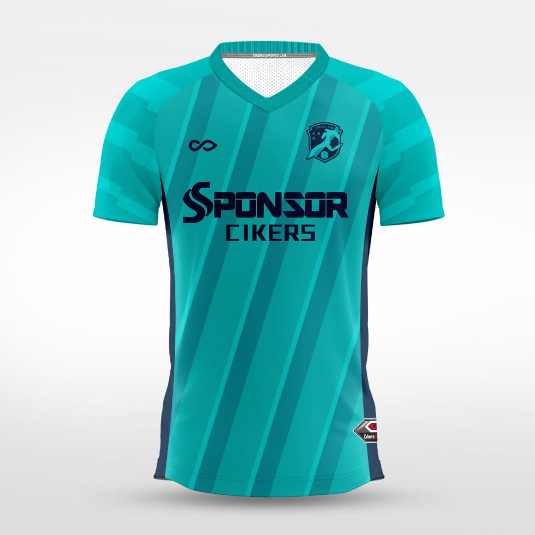 Cikers Sports green / S front boundary - Custom Soccer Jersey for Men Sublimation - WS201GYUU3