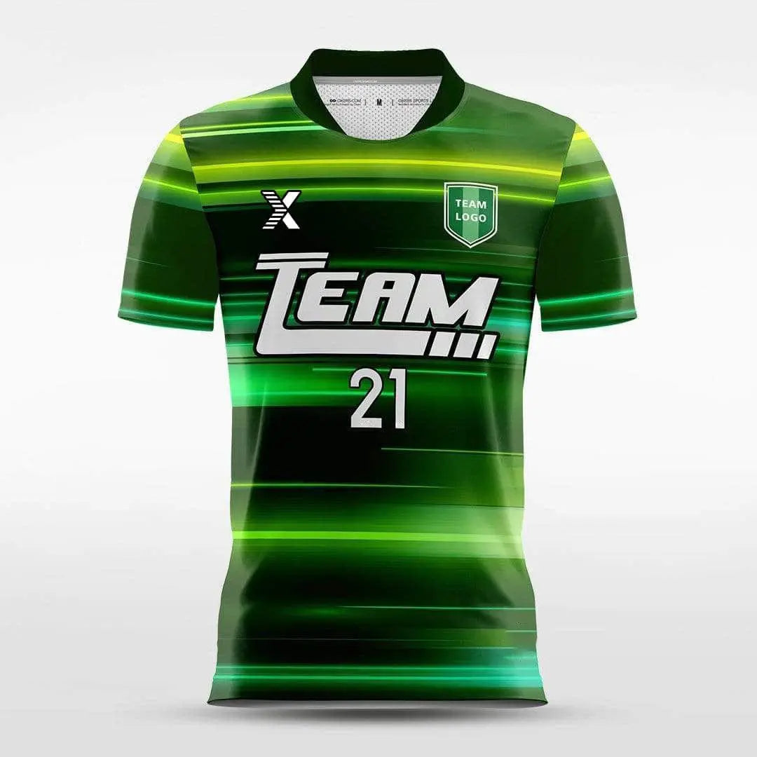Cikers Sports Green / S Neon - Customized Men's Sublimated Soccer Jersey
