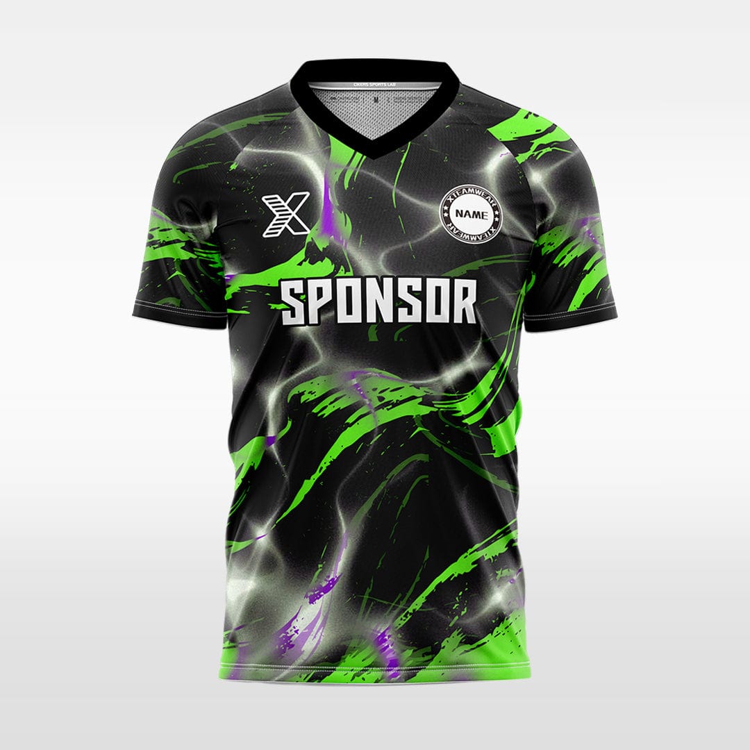 Cikers Sports Green / S Nezha- Custom Design Soccer Jersey for Men Sublimation