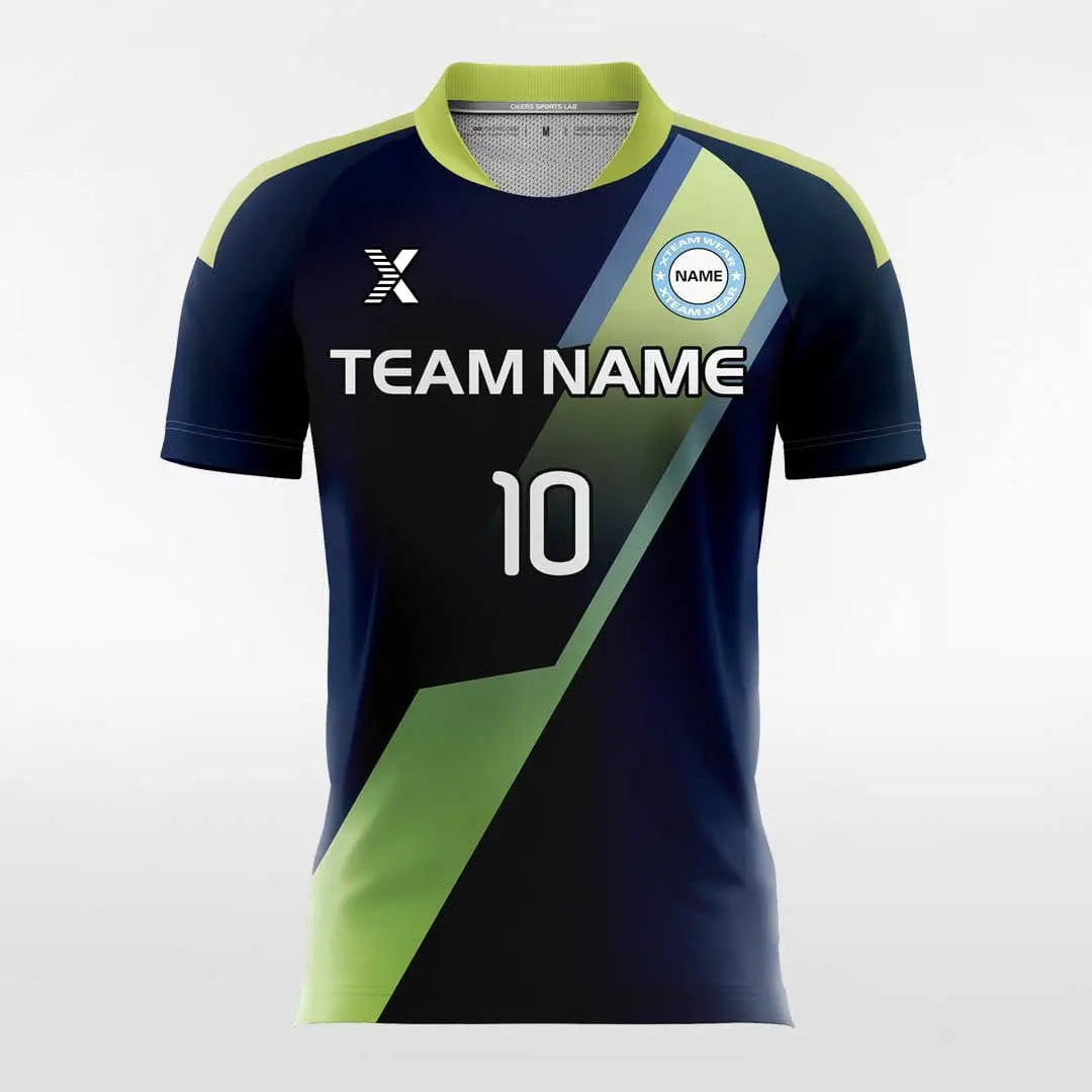 Cikers Sports Green / S Shadow - Customized Men's Sublimated Soccer Jersey