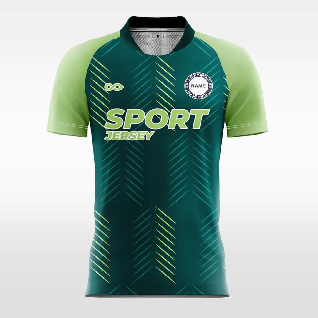 Cikers Sports Green / S The Ocean Dream - Custom Soccer Jersey for Men Sublimation FT060144S