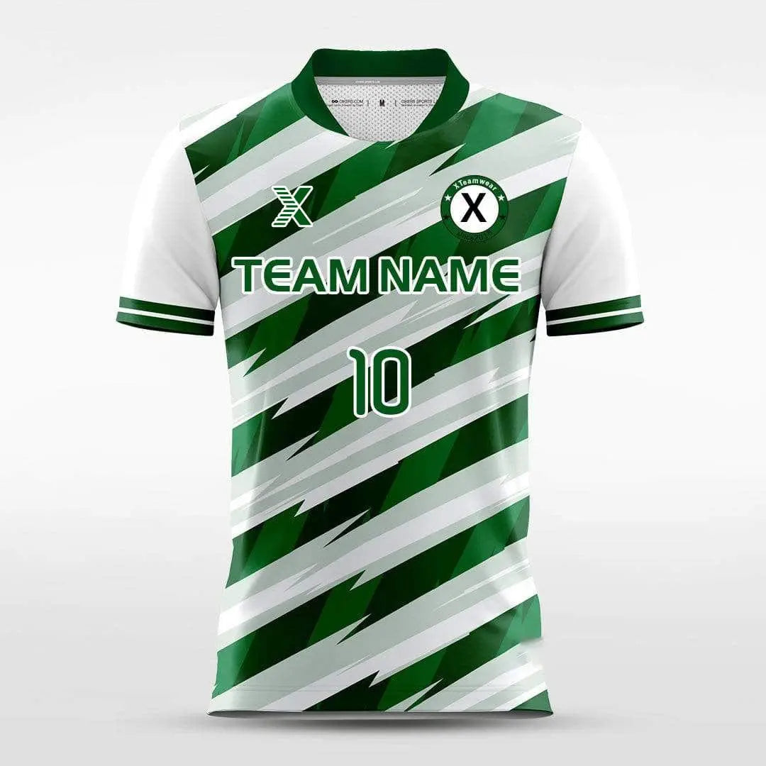 Cikers Sports Green / S Thorn - Customized Men's Sublimated Soccer Jersey