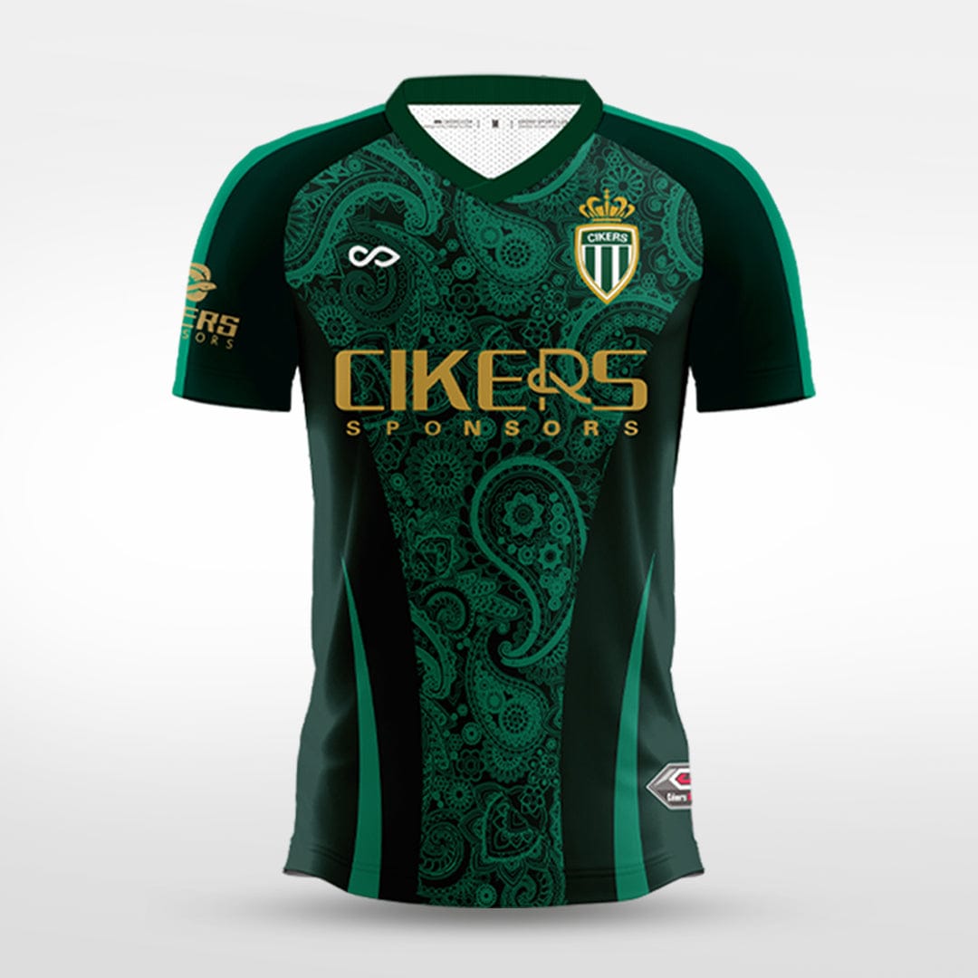 Cikers Sports green / S Tree of Life - Custom Soccer Jersey for Men Sublimation - WS201GYUP3