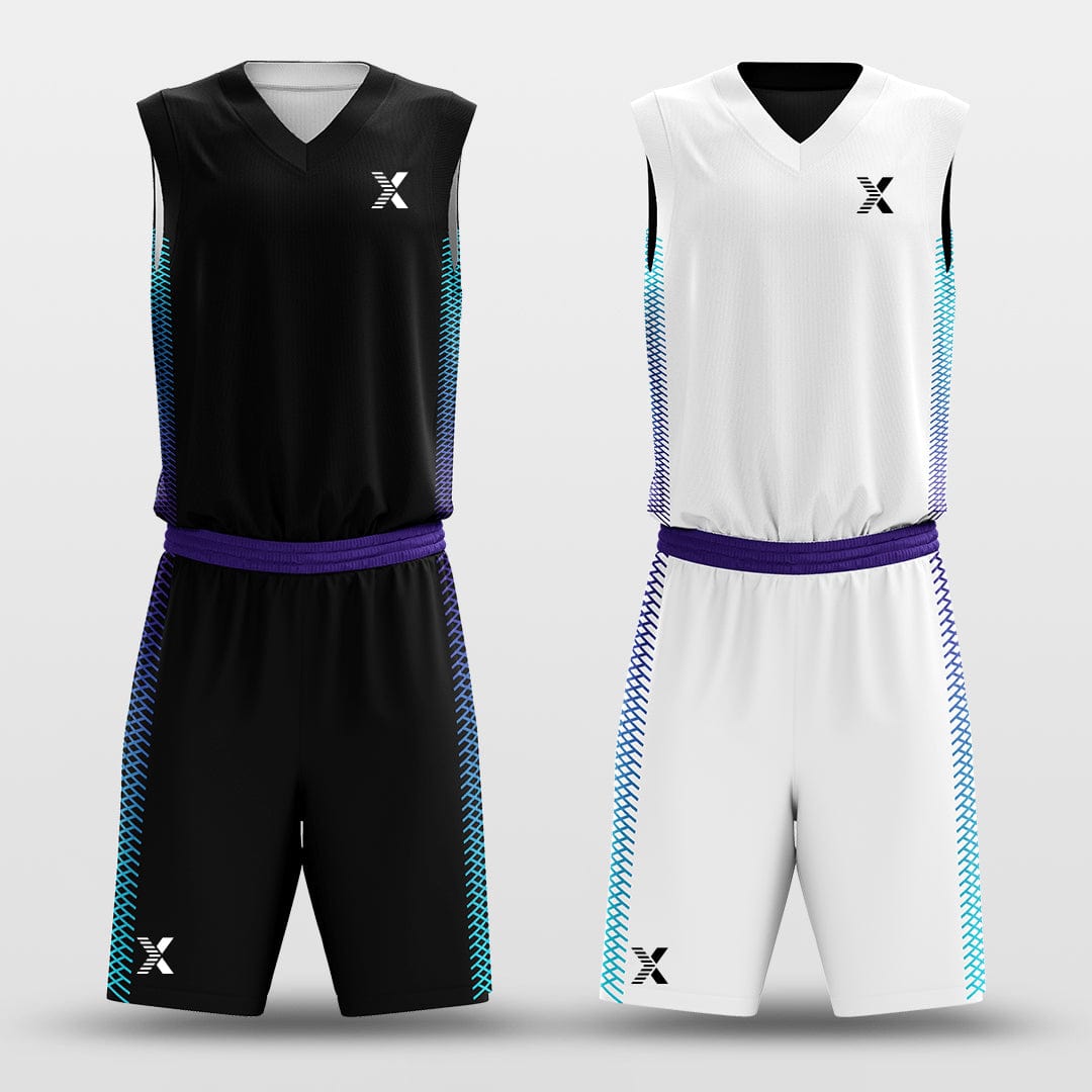 Cikers Sports Grid - Customized Reversible Sublimated Basketball Set
