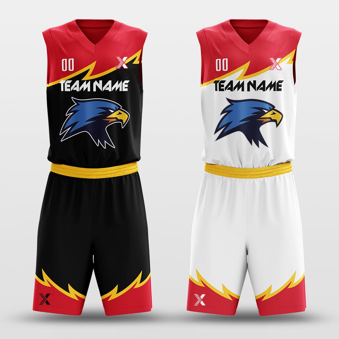 Cikers Sports Hawks - Customized Reversible Sublimated Basketball Set
