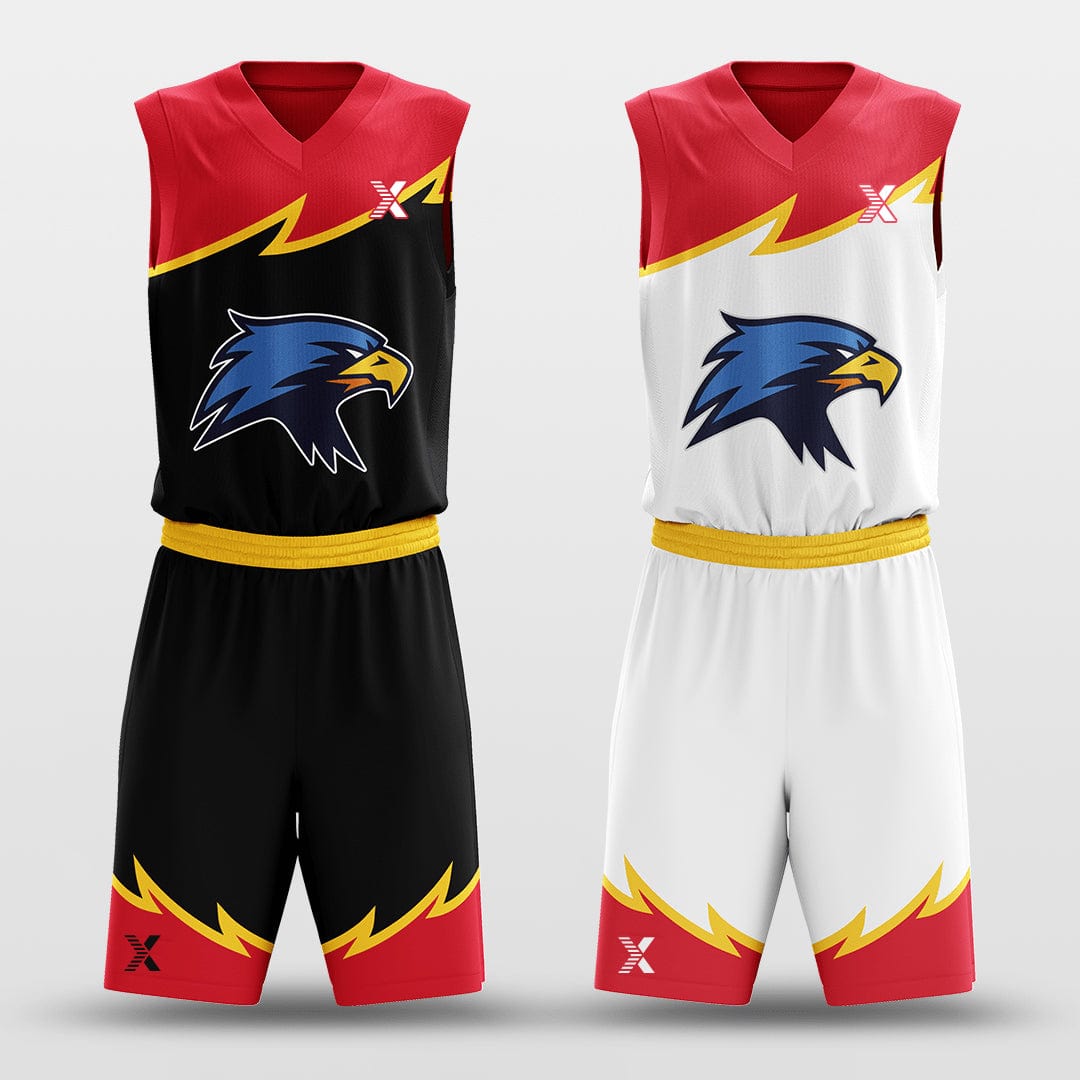 Cikers Sports Hawks - Customized Reversible Sublimated Basketball Set