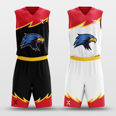 Cikers Sports Hawks - Customized Reversible Sublimated Basketball Set