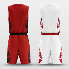 Cikers Sports Heat - Customized Reversible Sublimated Basketball Set