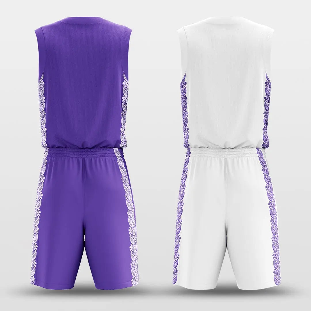 Cikers Sports Ice Flower - Customized Reversible Sublimated Basketball Set