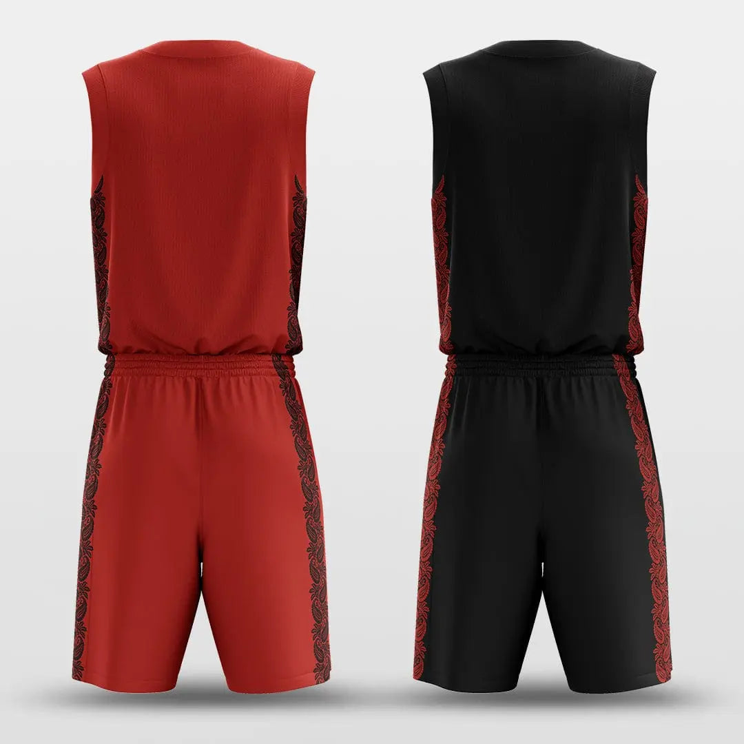 Cikers Sports Ice Flower - Customized Reversible Sublimated Basketball Set