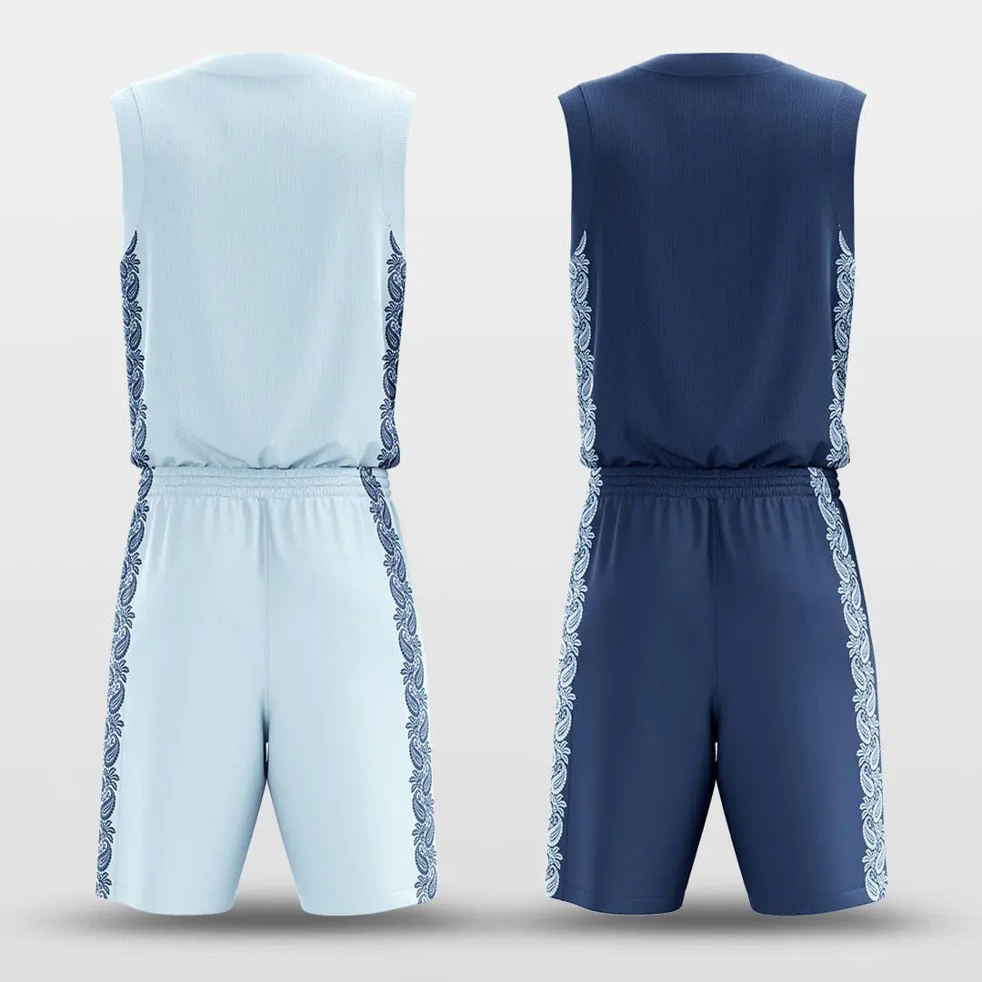 Cikers Sports Ice Flower - Customized Reversible Sublimated Basketball Set