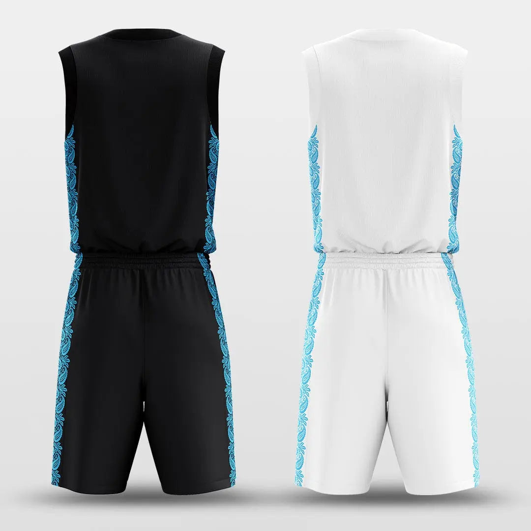 Cikers Sports Ice Flower - Customized Reversible Sublimated Basketball Set