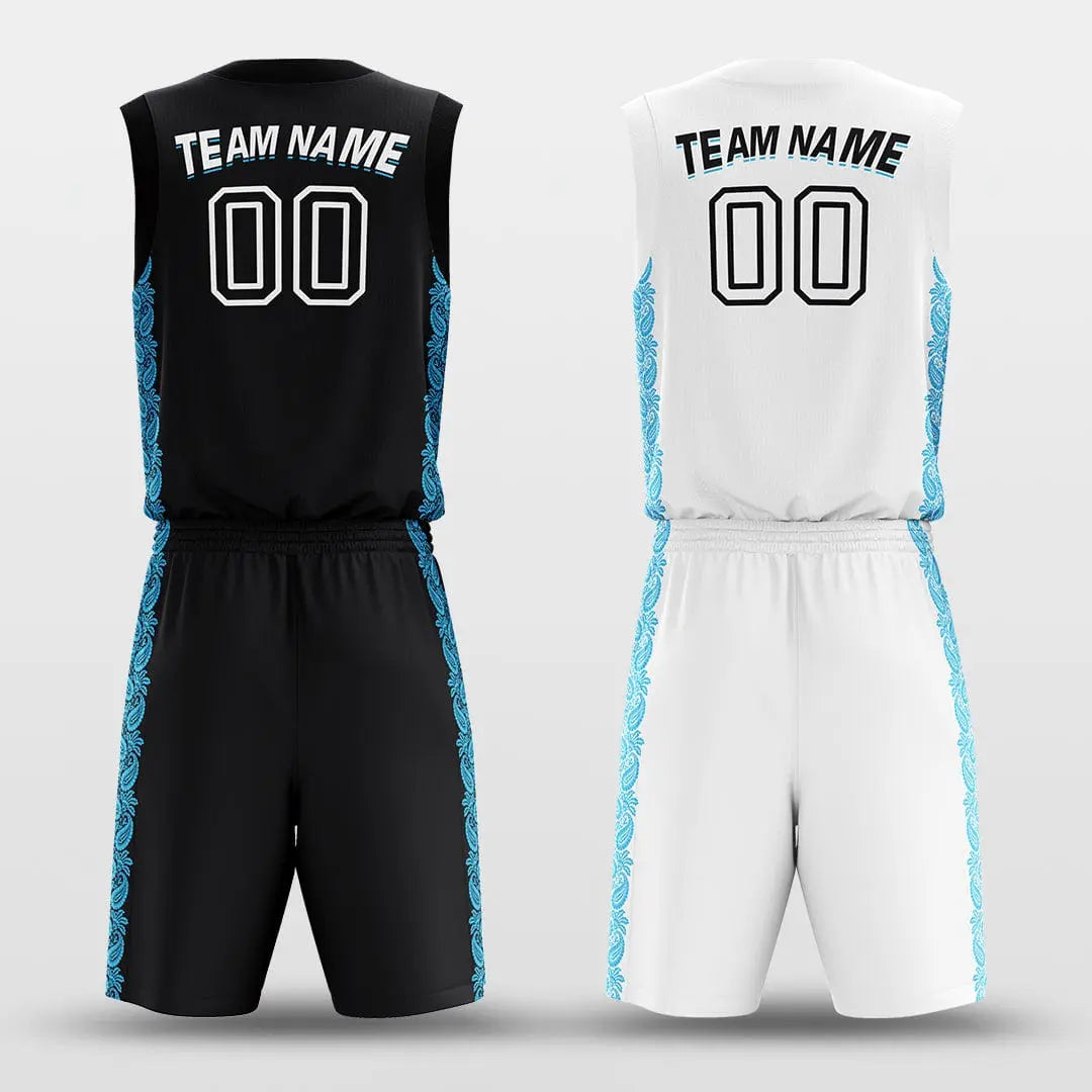 Cikers Sports Ice Flower - Customized Reversible Sublimated Basketball Set