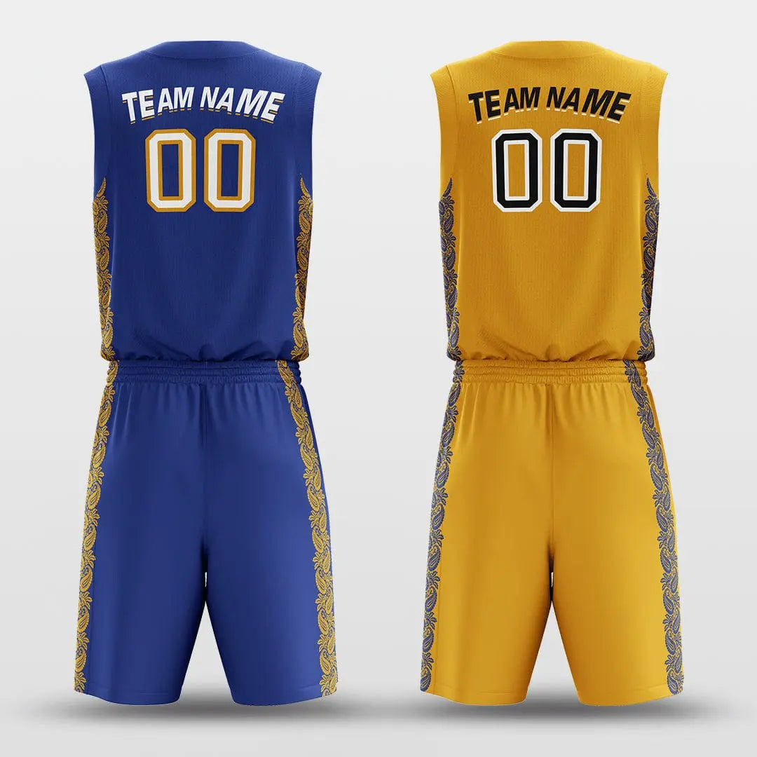 Cikers Sports Ice Flower - Customized Reversible Sublimated Basketball Set