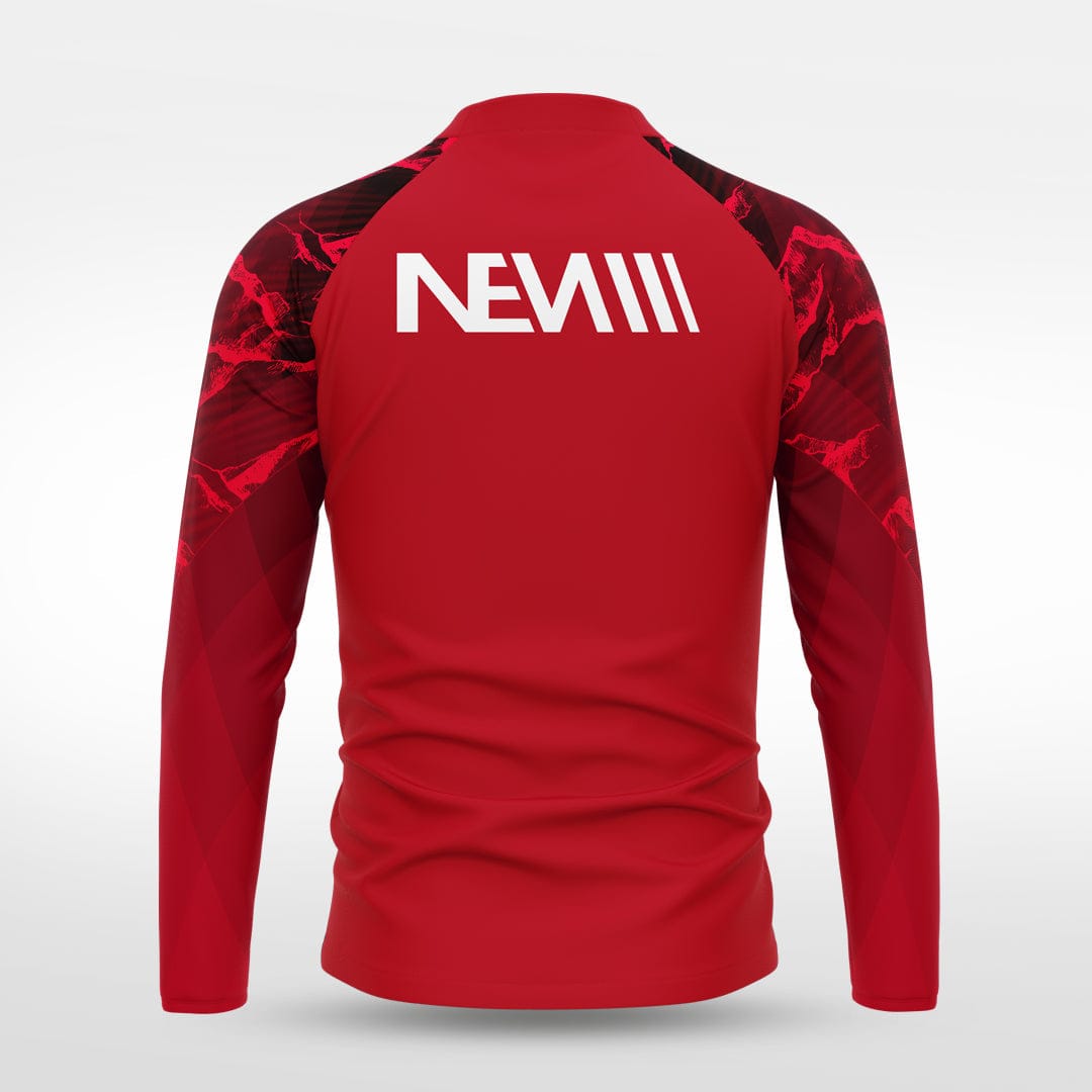 Cikers Sports Jackets Beautiful landscapes - Customized Men's 1/4 Zip Jacket