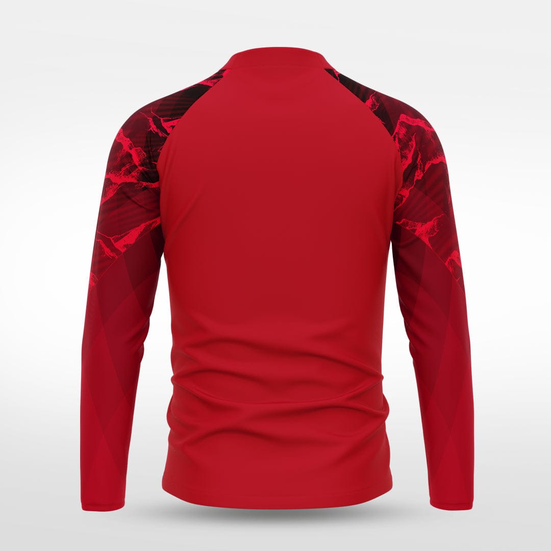 Cikers Sports Jackets Beautiful landscapes - Customized Men's 1/4 Zip Jacket