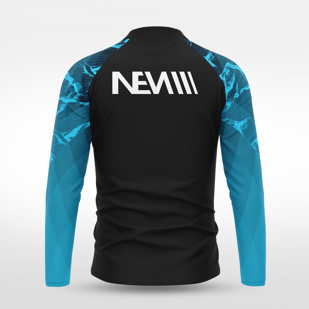 Cikers Sports Jackets Beautiful landscapes - Customized Men's 1/4 Zip Jacket