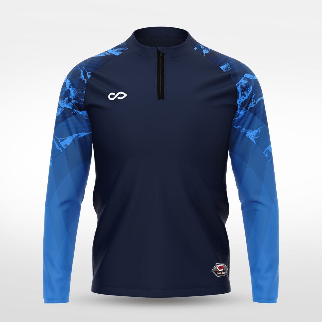 Cikers Sports Jackets Beautiful landscapes - Customized Men's 1/4 Zip Jacket