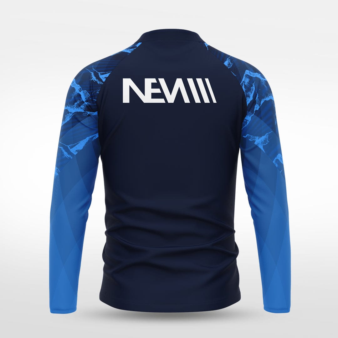 Cikers Sports Jackets Beautiful landscapes - Customized Men's 1/4 Zip Jacket