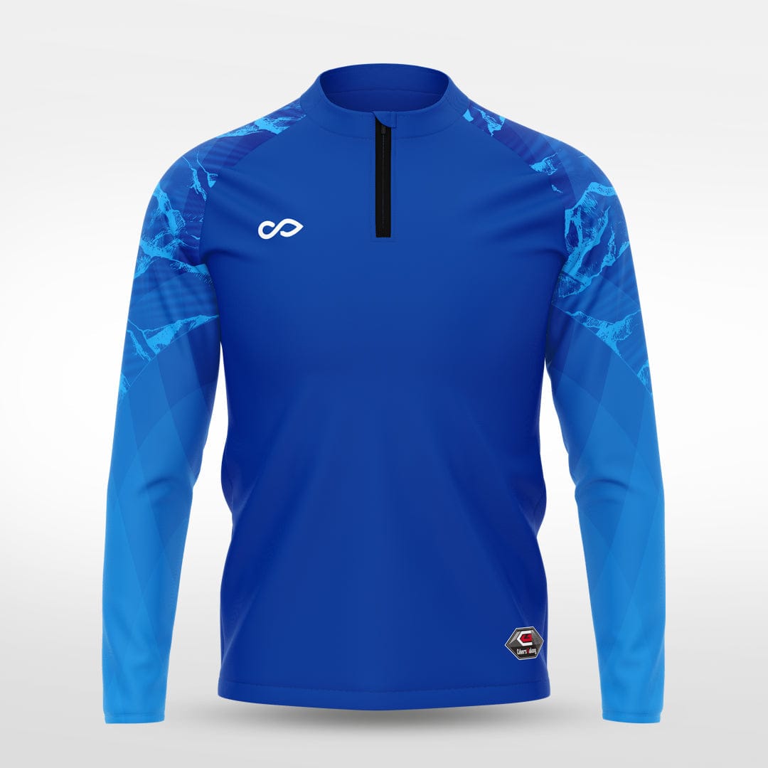 Cikers Sports Jackets Beautiful landscapes - Customized Men's 1/4 Zip Jacket