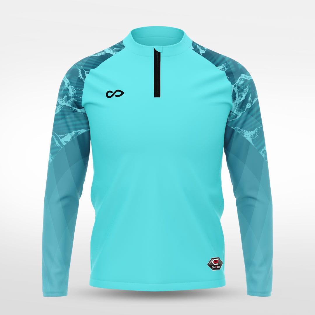 Cikers Sports Jackets Beautiful landscapes - Customized Men's 1/4 Zip Jacket