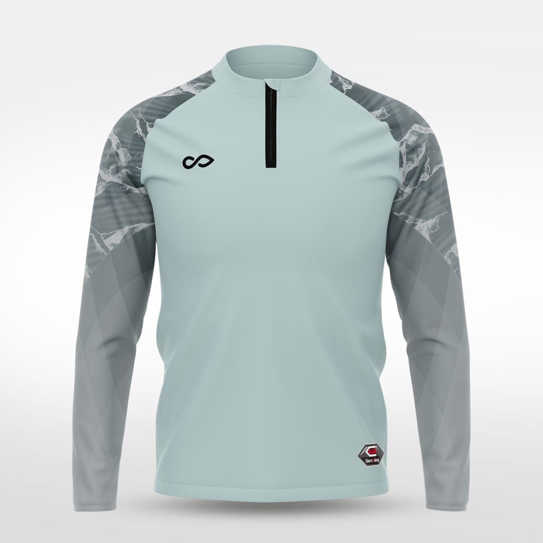 Cikers Sports Jackets Beautiful landscapes - Customized Men's 1/4 Zip Jacket