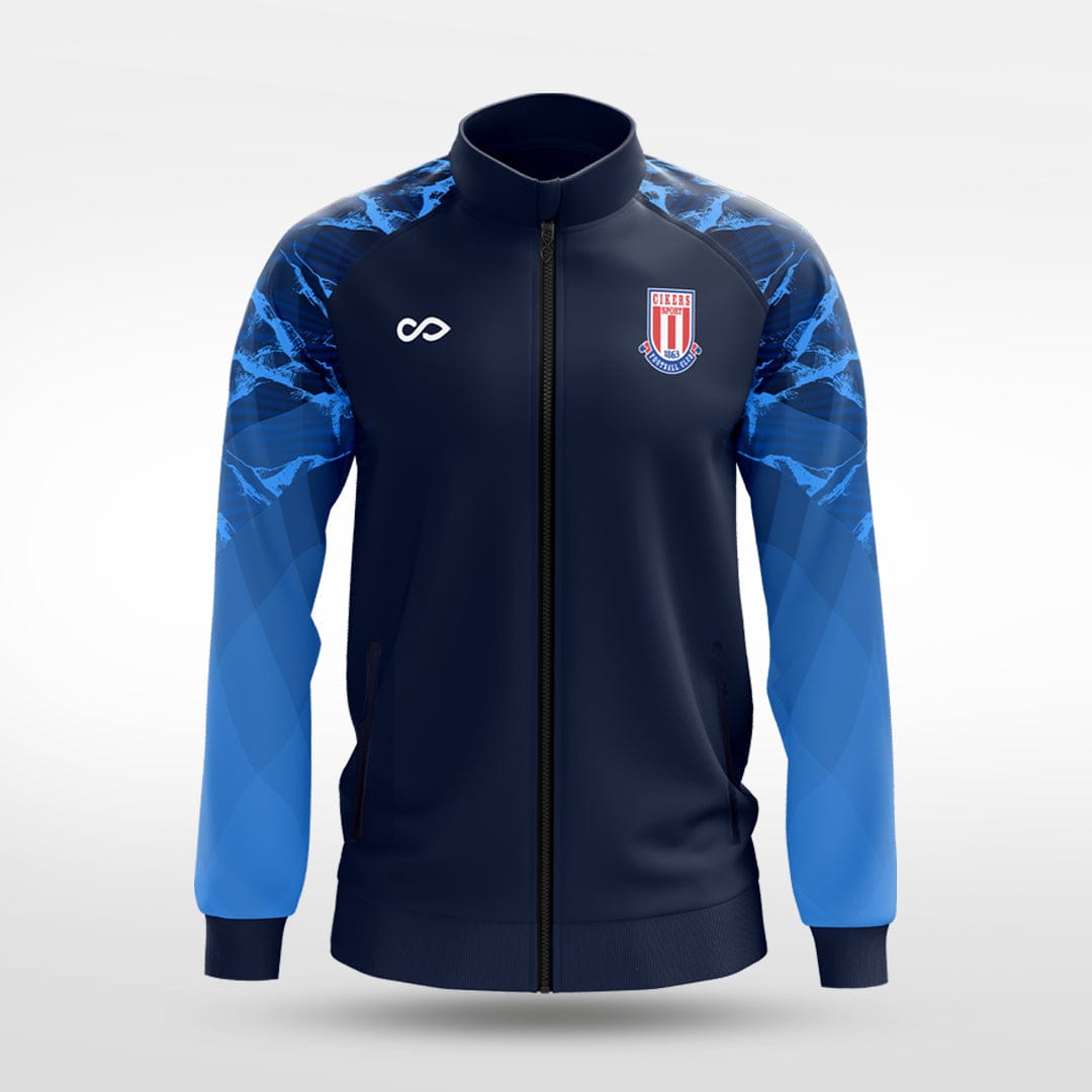 Cikers Sports Jackets Beautiful landscapes- Customized Men's Sublimated Full-Zip Jacket