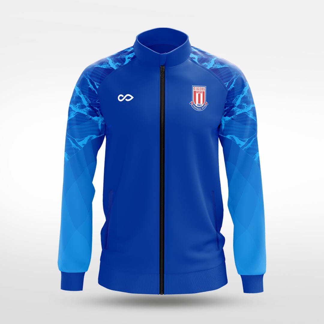 Cikers Sports Jackets Beautiful landscapes- Customized Men's Sublimated Full-Zip Jacket