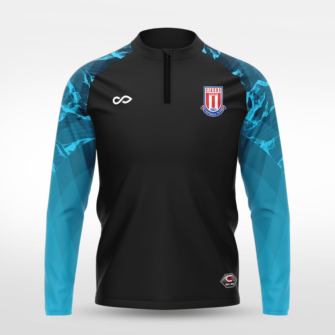 Cikers Sports Jackets black / S Beautiful landscapes - Customized Men's 1/4 Zip Jacket