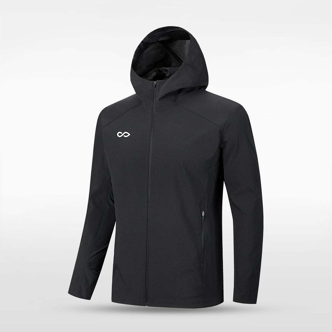 Cikers Sports Jackets Black / S Softshell Hooded Windbreaker | Pioneer