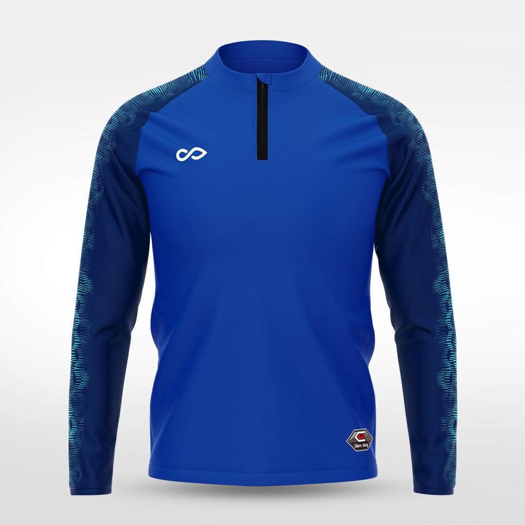 Cikers Sports Jackets Blue / S Night Shadow - Customized Men's 1/4 Zip Jacket