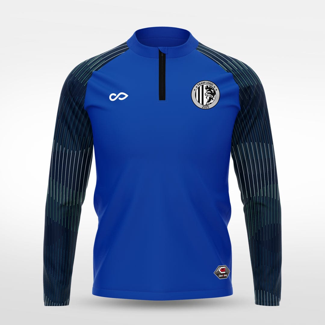 Cikers Sports Jackets Blue / S Star Trails - Customized Men's 1/4 Zip Jacket