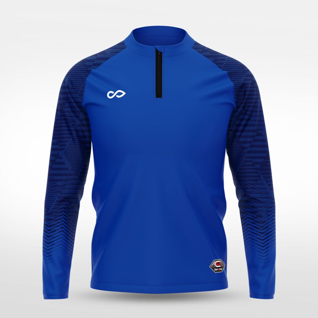 Cikers Sports Jackets Blue / S Urban Forest - Customized Men's 1/4 Zip Jacket