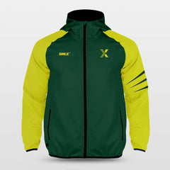 Cikers Sports Jackets Dark Green / S Cat Paw - Customized Hooded Waterproof Sports Jacket