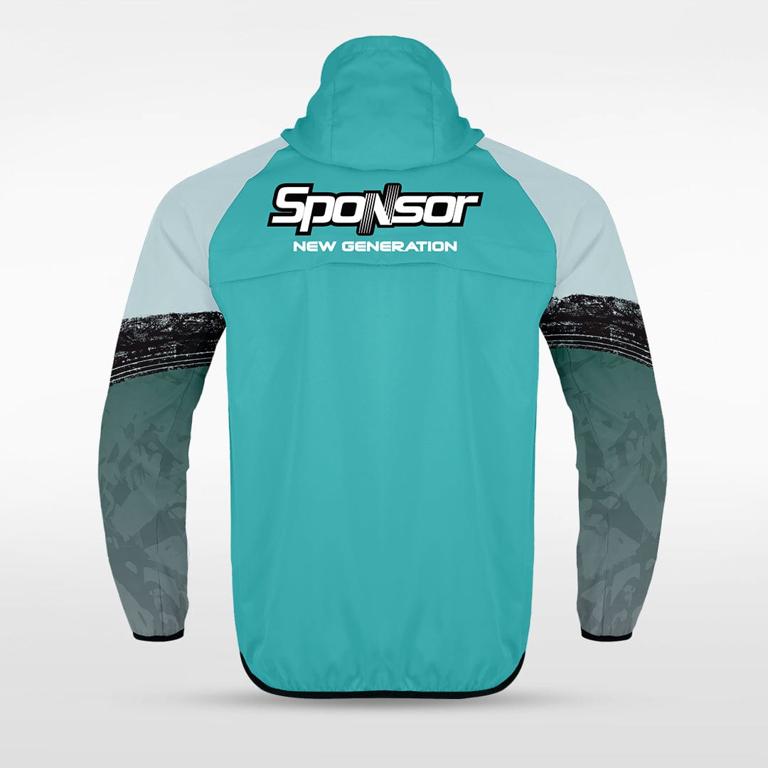 Cikers Sports Jackets Embrace Splash - Customized Kid's Sublimated Full-Zip Windbreak